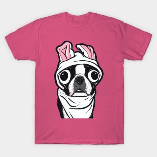 Boston Terrier Bunny T-Shirt